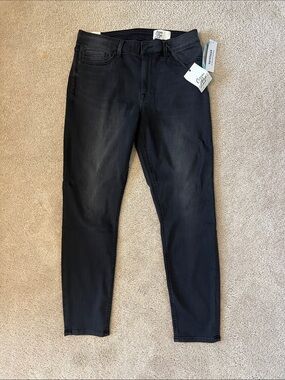 Cosmic Blue Love Gianna Mid Rise Ankle Skinny Jean Dark Grey NWT